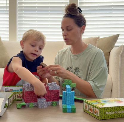 Et si ton enfant construisait SON monde pixelisé... sans écran ? 🎮✨ - Pack Illimité
